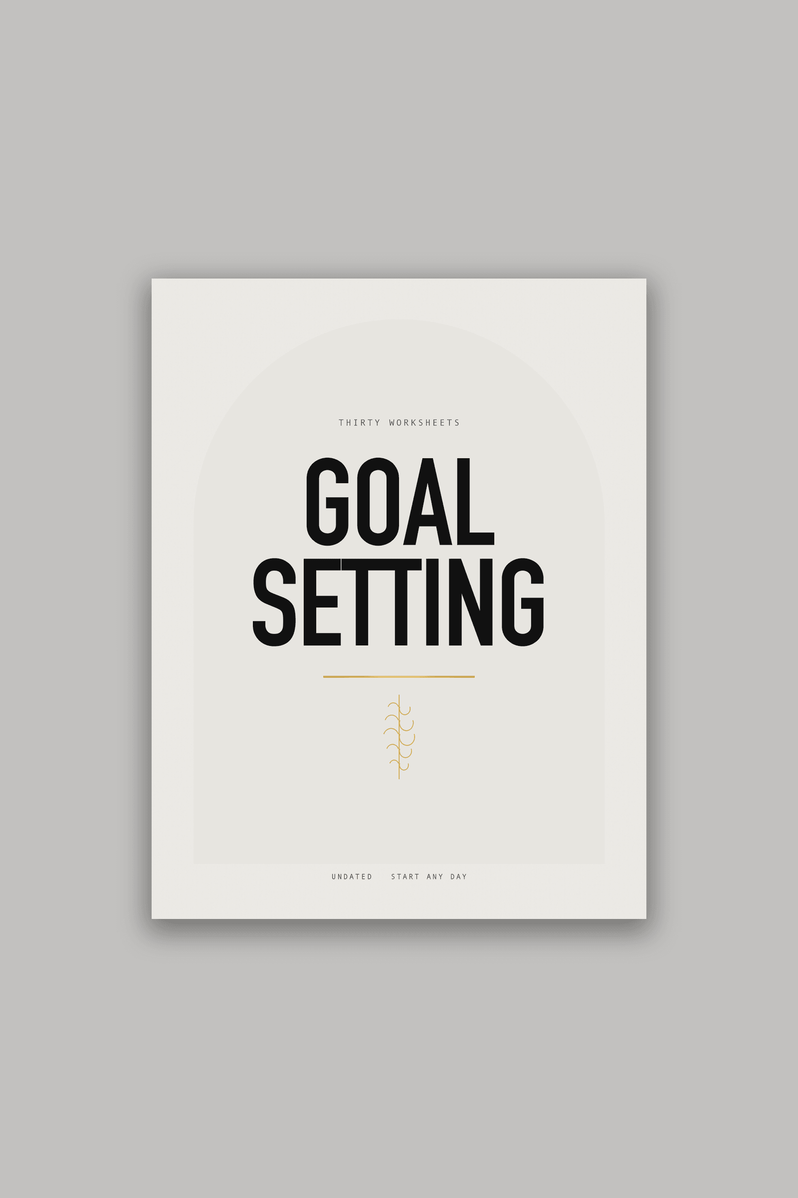 Goal Setting Workbook For Women cover