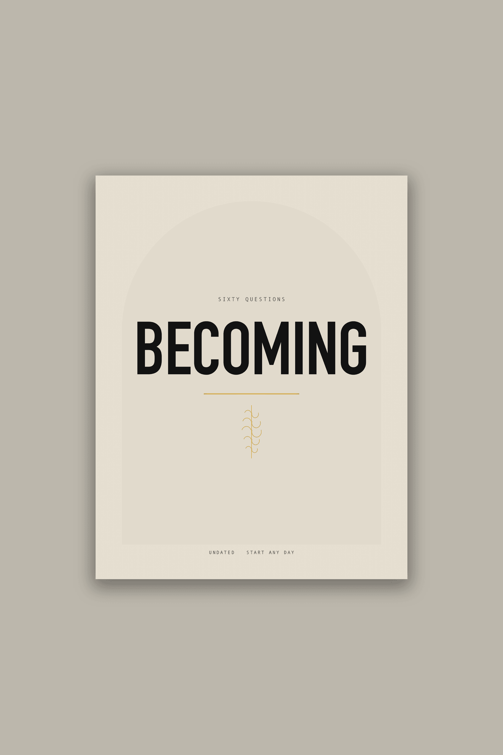 Becoming Journal cover