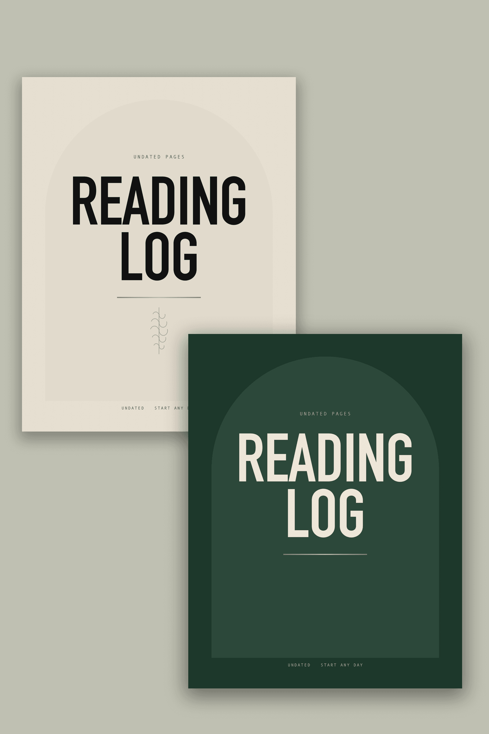 Reading Log cover