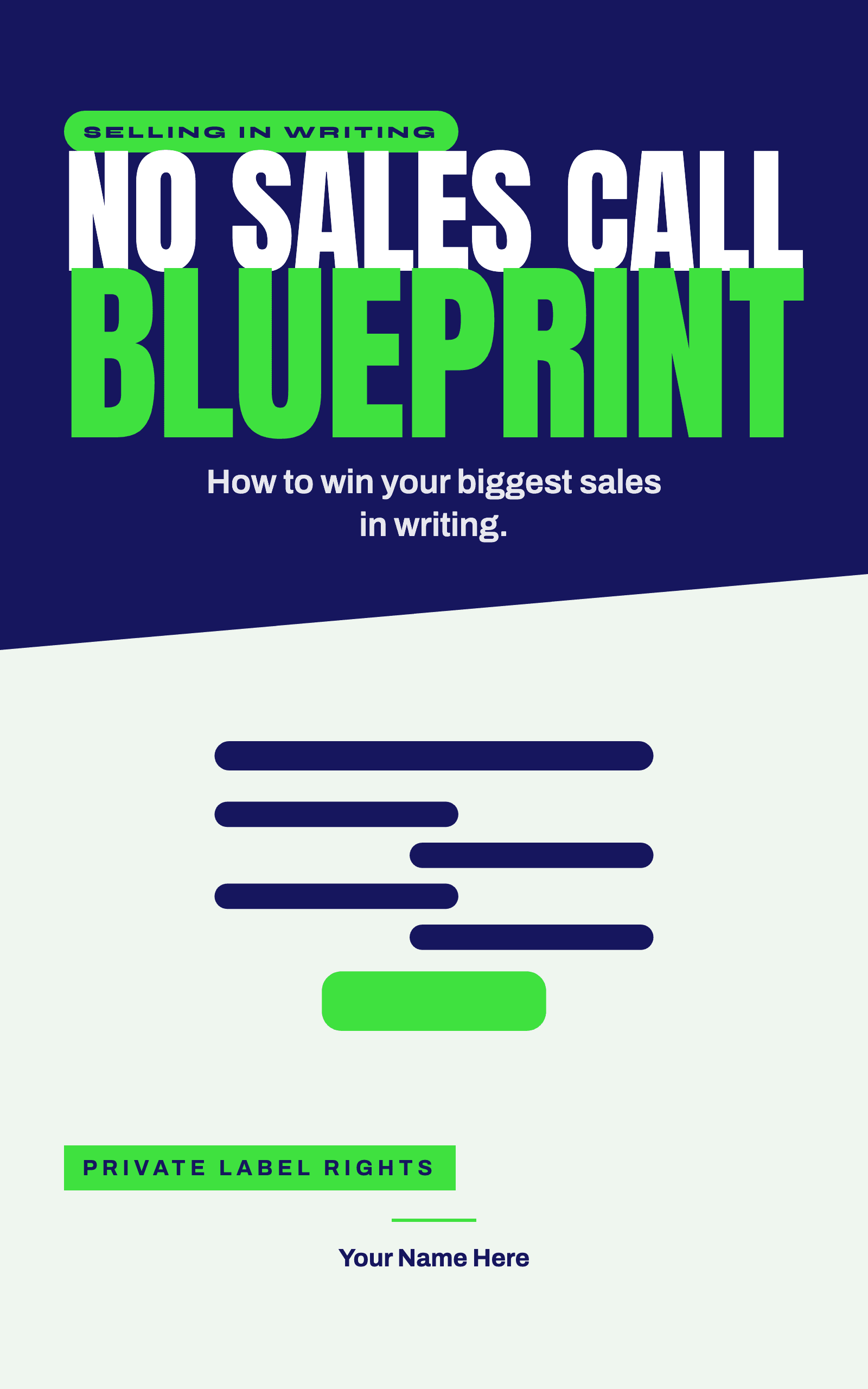 No Sales Call Blueprint cover