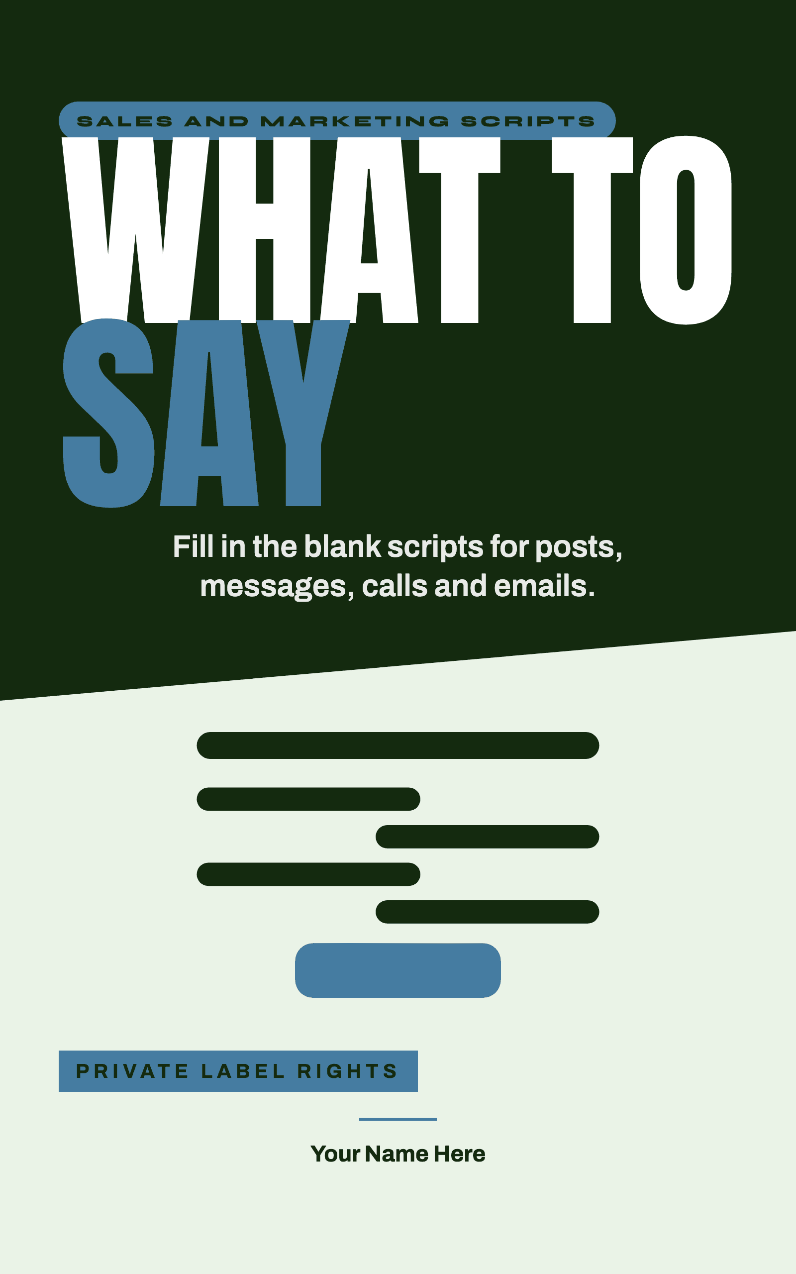 What To Say cover